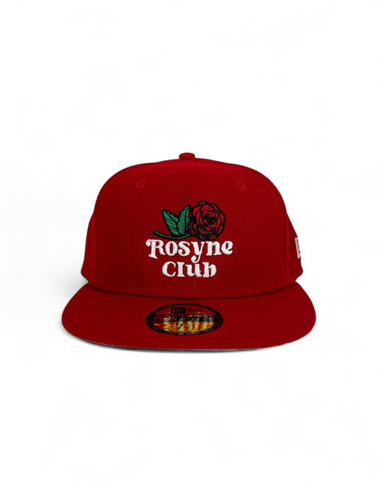 Casquette Rosyne 59FIFTY Flower Embroidery Red - Oversize - Rosyne Club