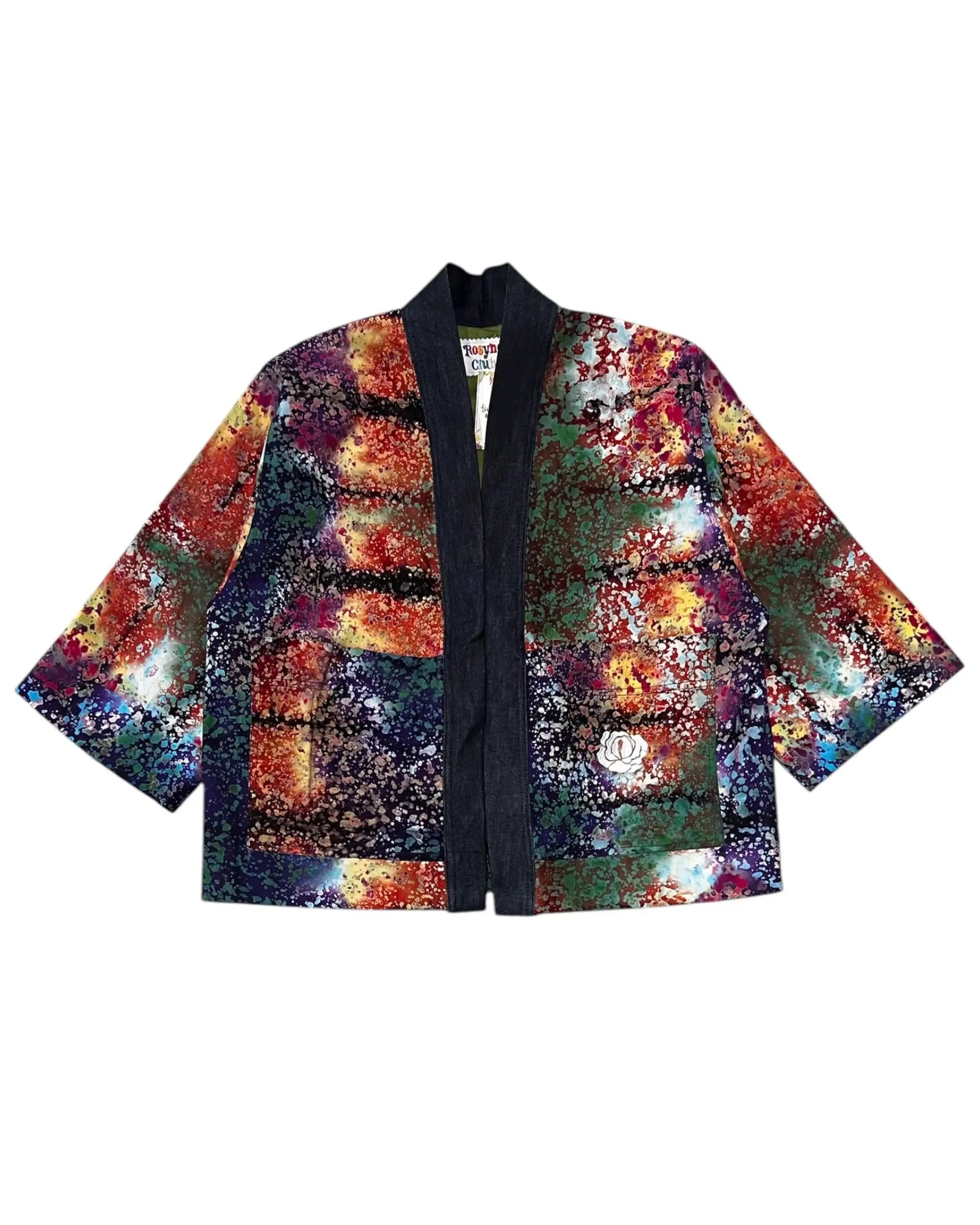 Kimono Purple Multicolor rosyneclub