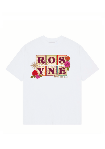 T-shirt Silk Road Map White - Oversize - Rosyne Club