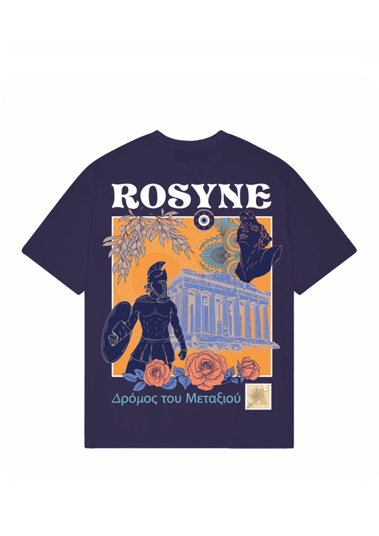 T-shirt Greece Purple - Oversize - Rosyne Club