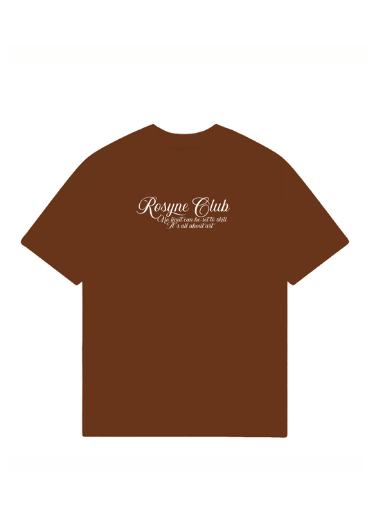 T-shirt Rosyne Brown - Oversize - Rosyne Club