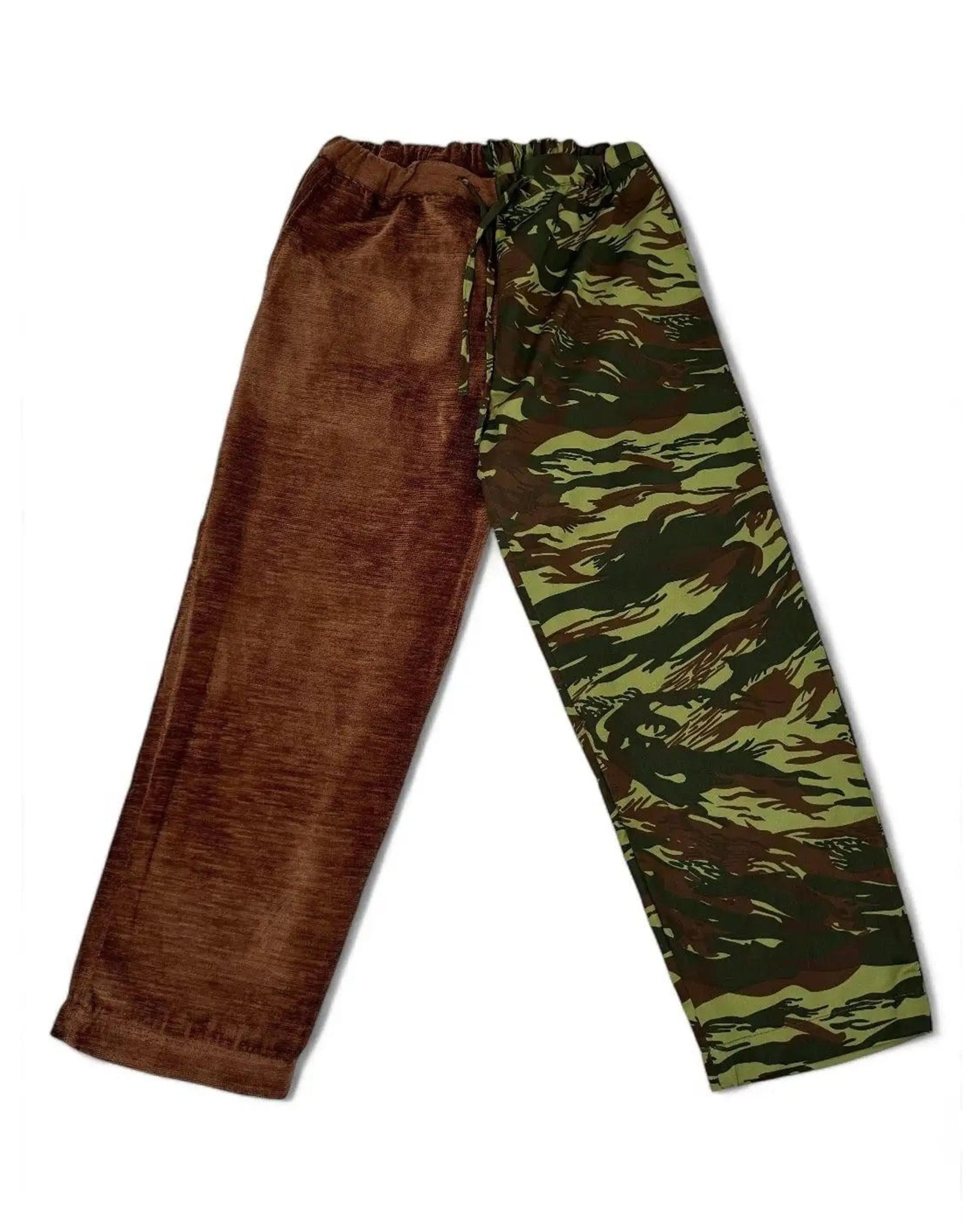 Pantalon Bicolore Mismatch Brown / Militaire rosyneclub