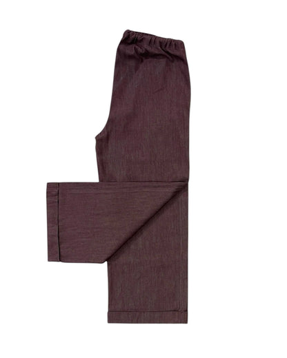 Pantalon Bootcut Bordeaux rosyneclub