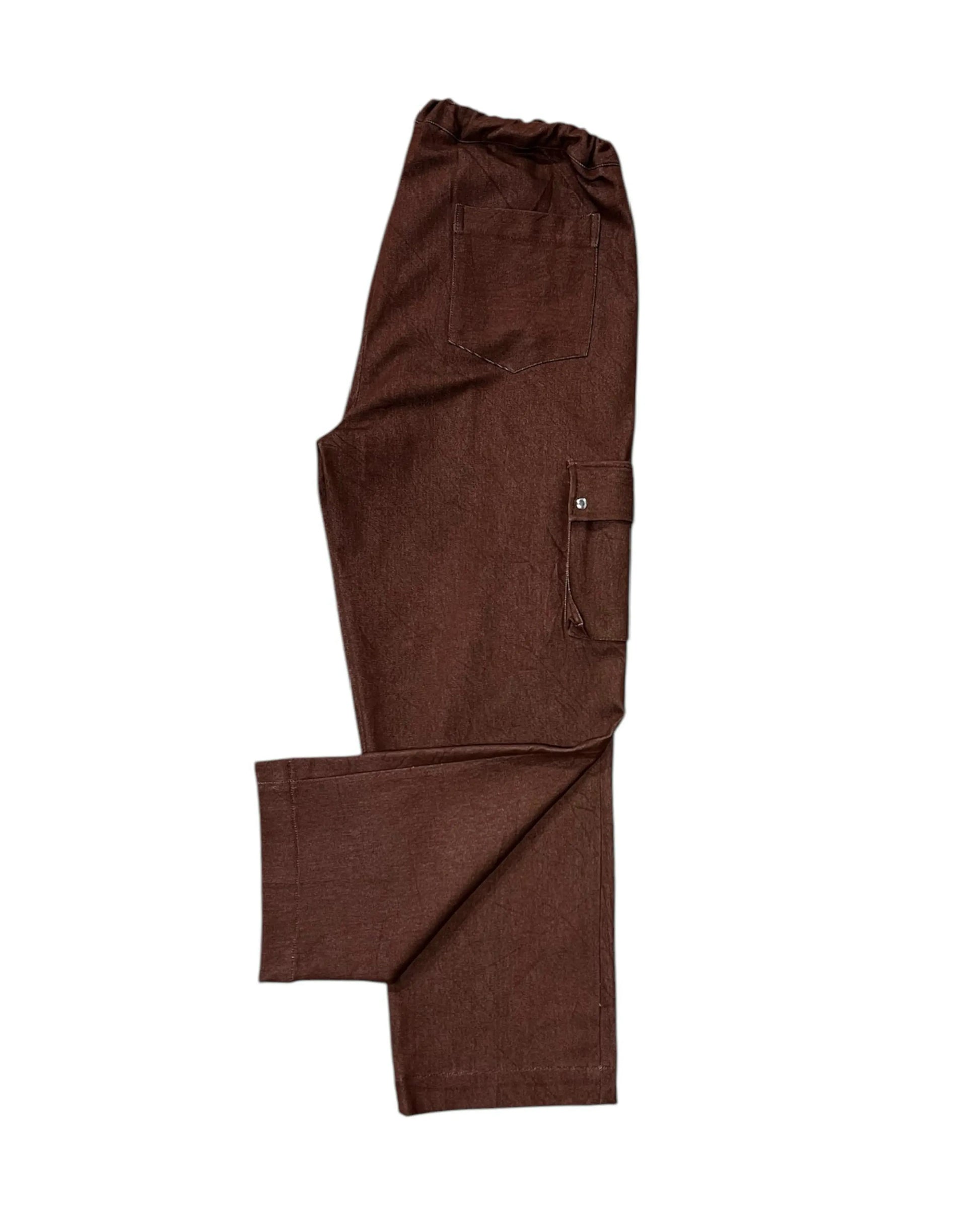 Pantalon Cargo Jean Brown rosyneclub