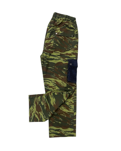 Pantalon Cargo Militaire Velours rosyneclub