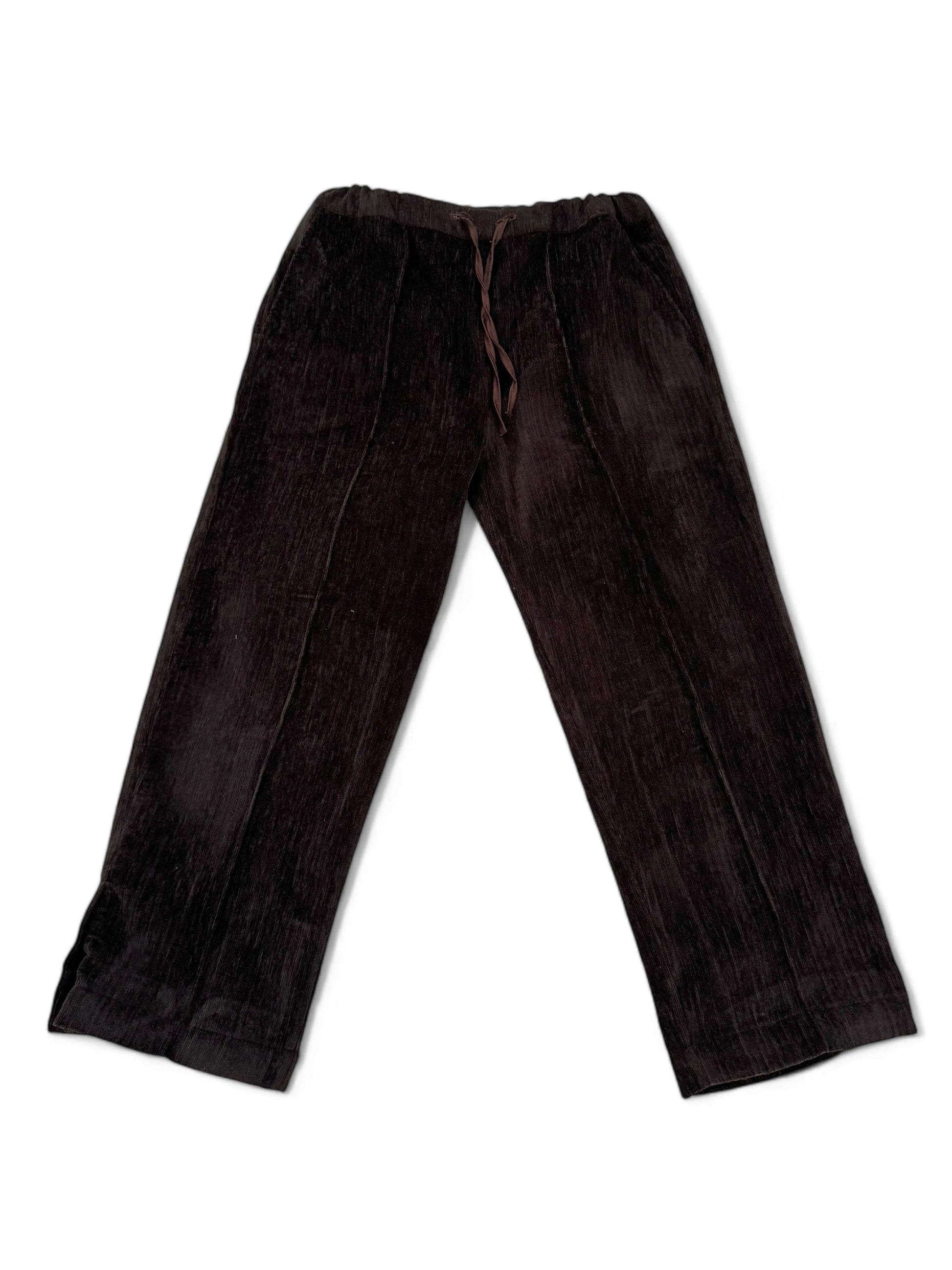 Pantalon Pince Velvet Dark Brown rosyneclub