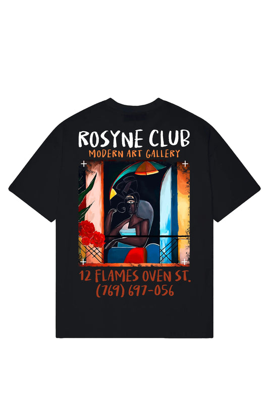 T-shirt Black Picasso Black - Rosyne Club