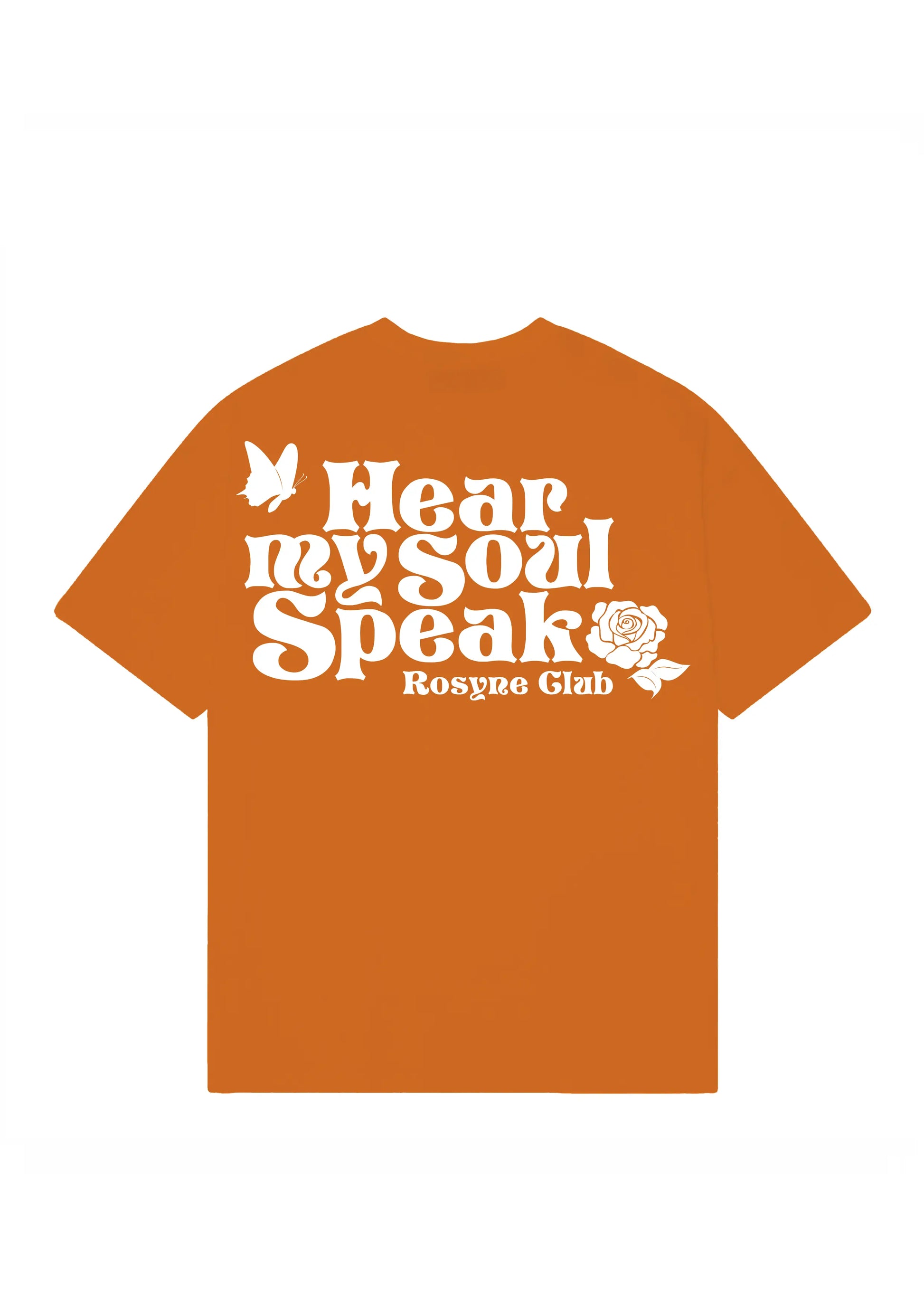 T-shirt Hear My Soul Orange - Rosyne Club