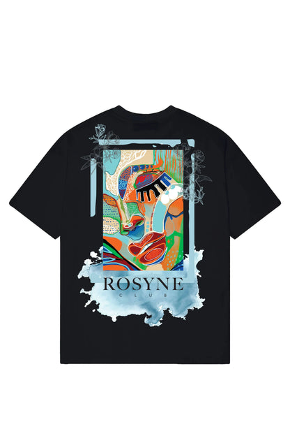 T-shirt Impressionism Black - Rosyne Club