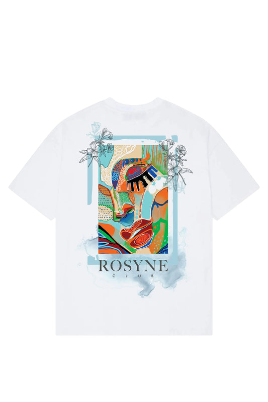 T-shirt Impressionism White - Rosyne Club