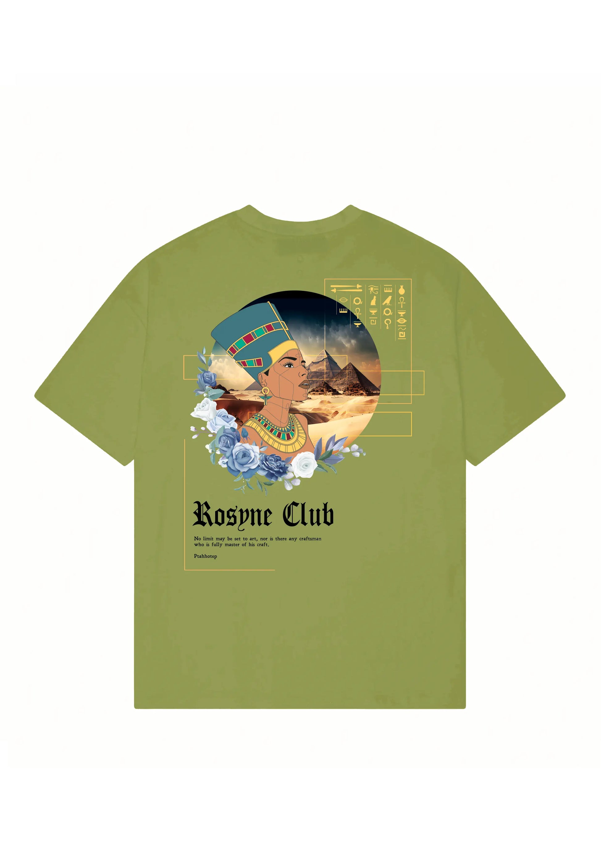 T-shirt Nefertiti Kaki rosyneclub