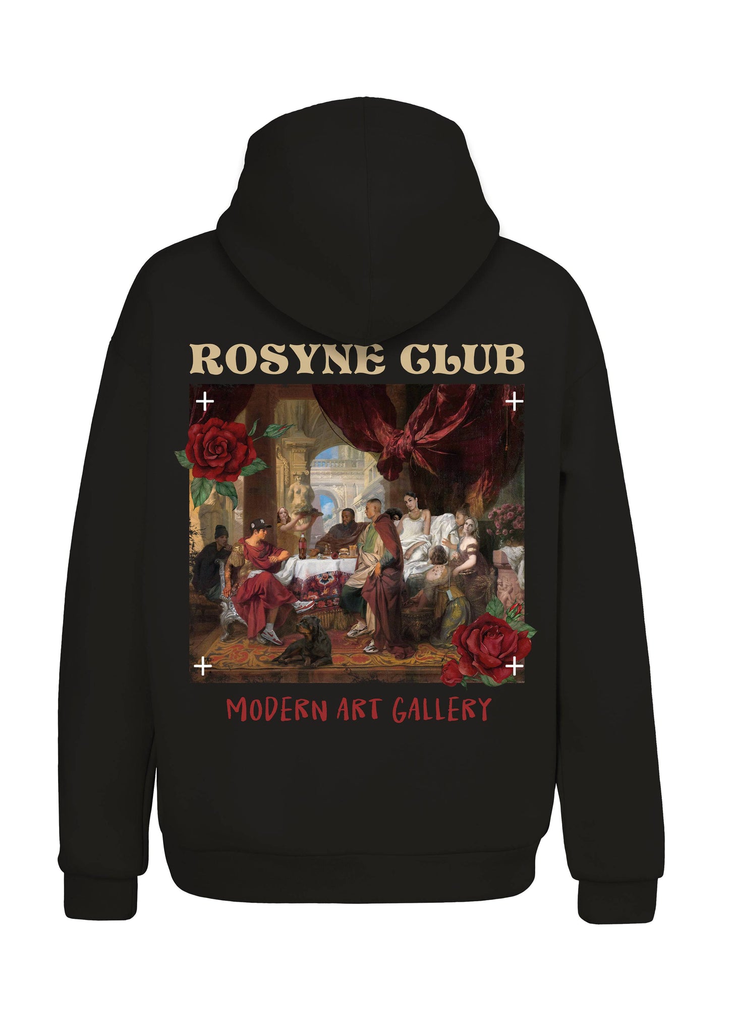 Hoodie Banquet Black - Oversize - Rosyne Club