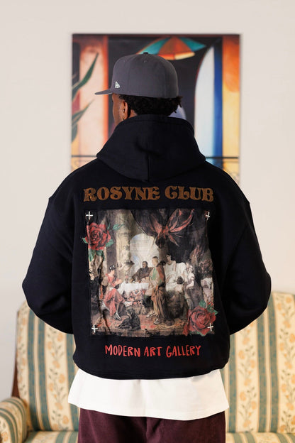 Hoodie Banquet Black - Oversize - Rosyne Club