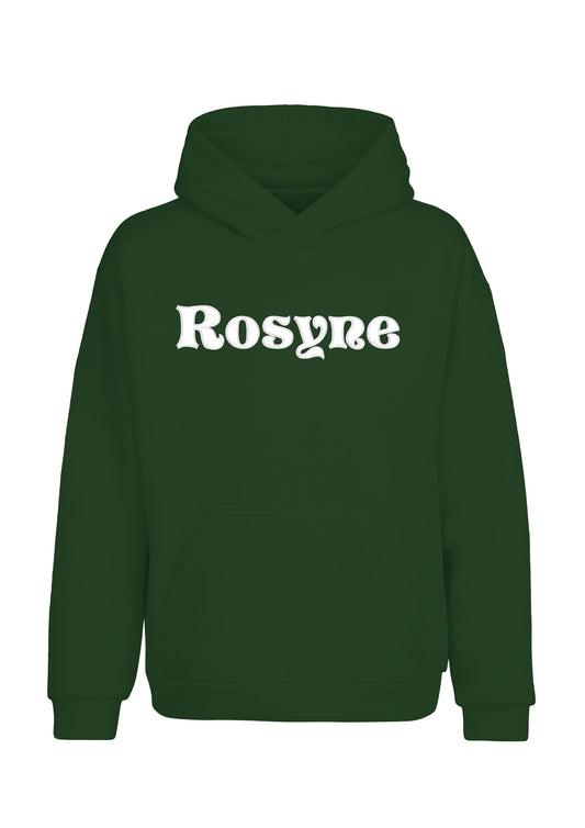Hoodie Flowers Green - Oversize - Rosyne Club