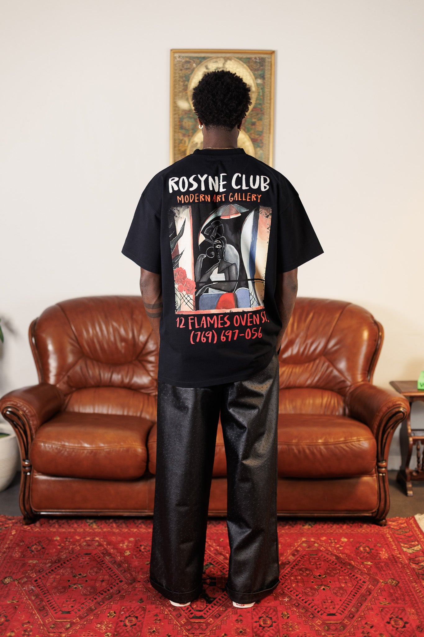 Pantalon Bootcut Style Leather - Oversize - Rosyne Club