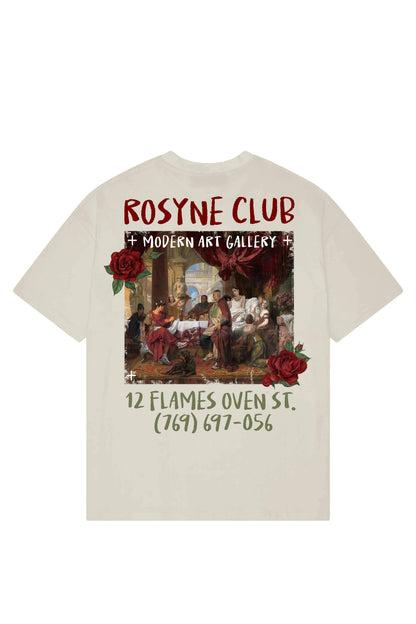 T-shirt Banquet Beige - Oversize - Rosyne Club
