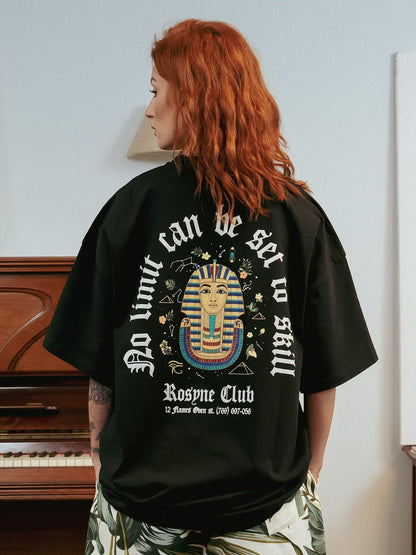T-shirt Pharaon Black - Oversize - Rosyne Club