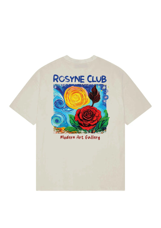 T-shirt Van Gogh Beige - Oversize - Rosyne Club